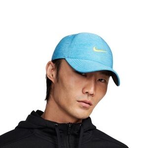 Nike Dri-Fit Club Cap with Yellow Swoosh